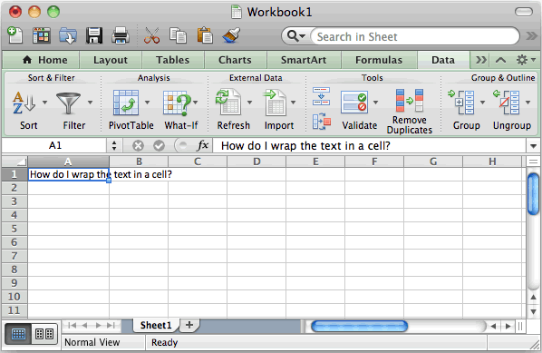 excel for mac replace text